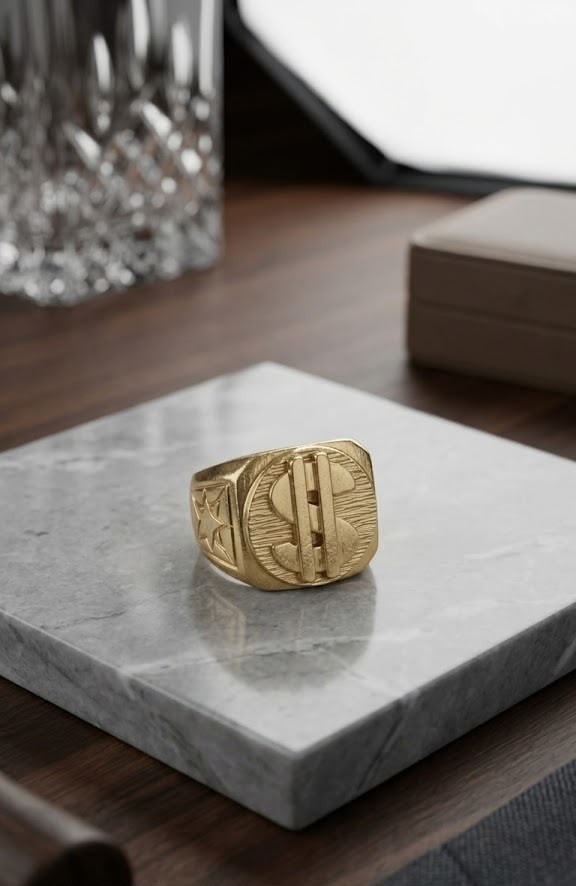 Sello dólar · oro