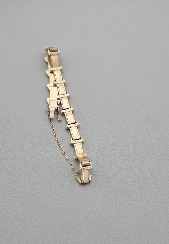 Pulsera eslabones · oro